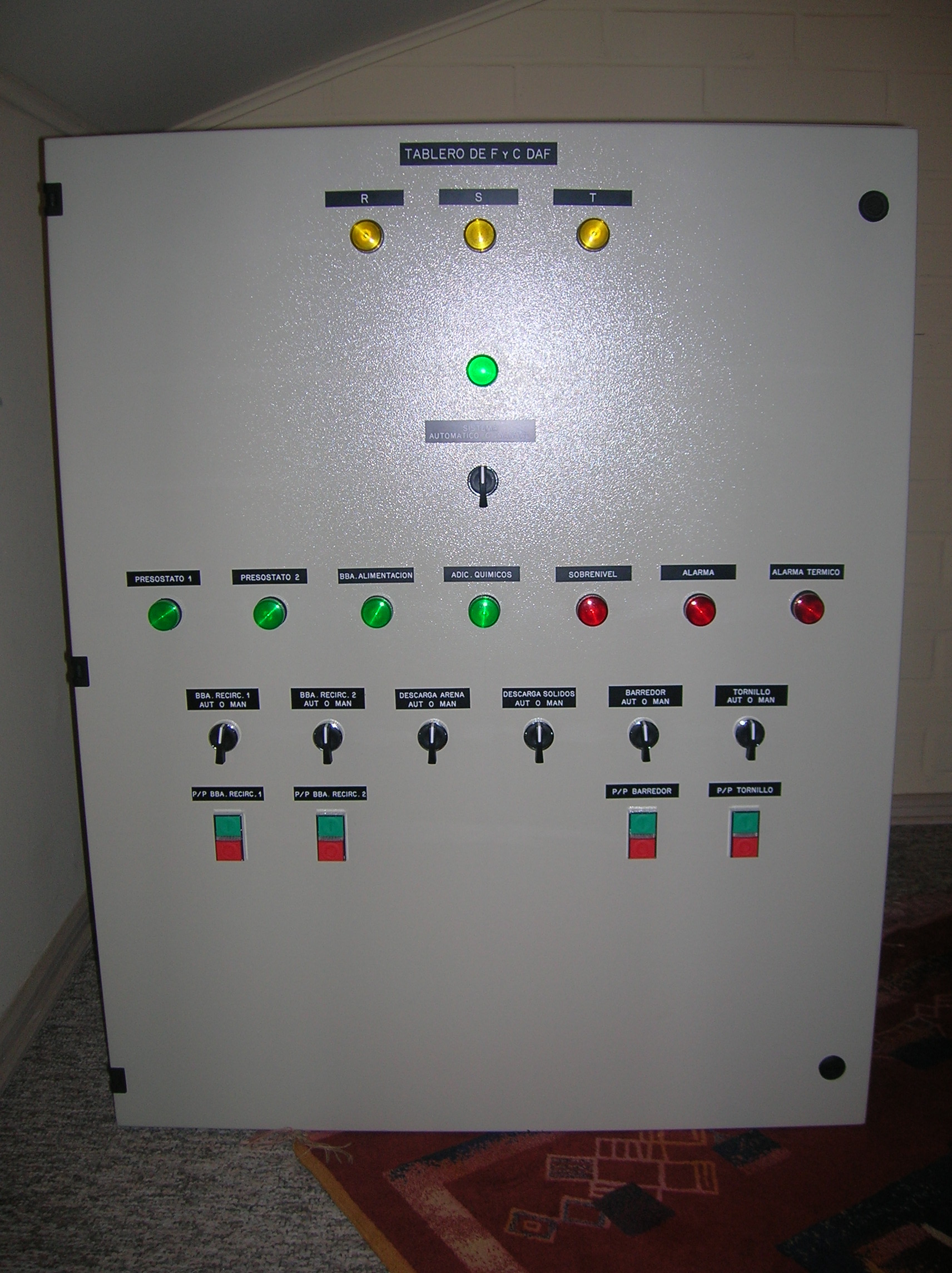 Tablero de Fuerza y Control DAF